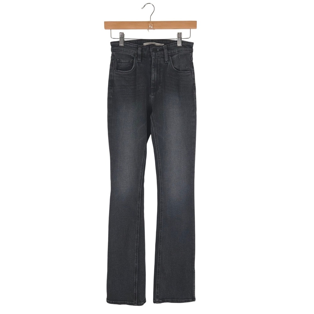 Hudson Barbara High Rise Baby Boot Jeans Black Sand Size 24 NEW